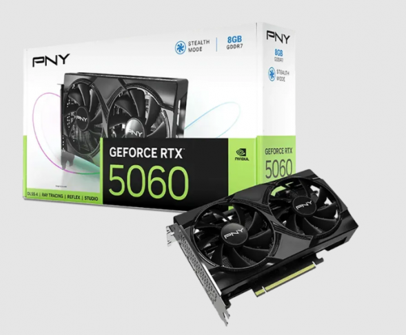 Видеокарта PNY GeForce RTX 5060 OC Dual Fan в Ульяновске