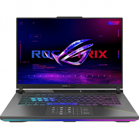 Ноутбук ASUS ROG Strix G16 G614PP-TS207 (16&amp;quot;, IPS, AMD Ryzen 9 8940HX 2.4ГГц, 16 ядер, 32ГБ DDR5, 512ГБ SSD, NVIDIA GeForce RTX 5070 8 ГБ, без ОС), серый в Ульяновске