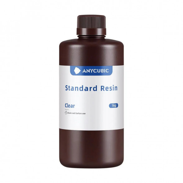 Фотополимерная смола Anycubic Standard Resin для 3D принтера Прозрачная (Clear), 1 кг в Ульяновске