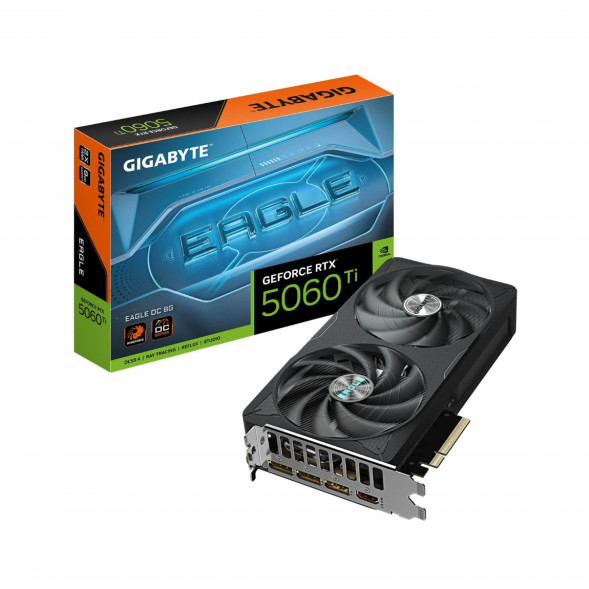 Видеокарта GIGABYTE GeForce RTX 5060 TI EAGLE OC 8G (GV-N506TEAGLE OC-8GD) в Ульяновске