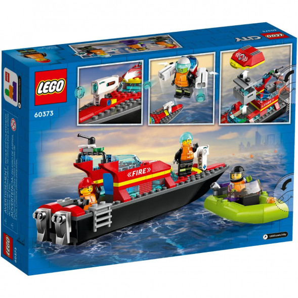 Конструктор LEGO City 60373 &amp;quot;Пожарно-спасательная лодка&amp;quot;, 144 деталей в Ульяновске